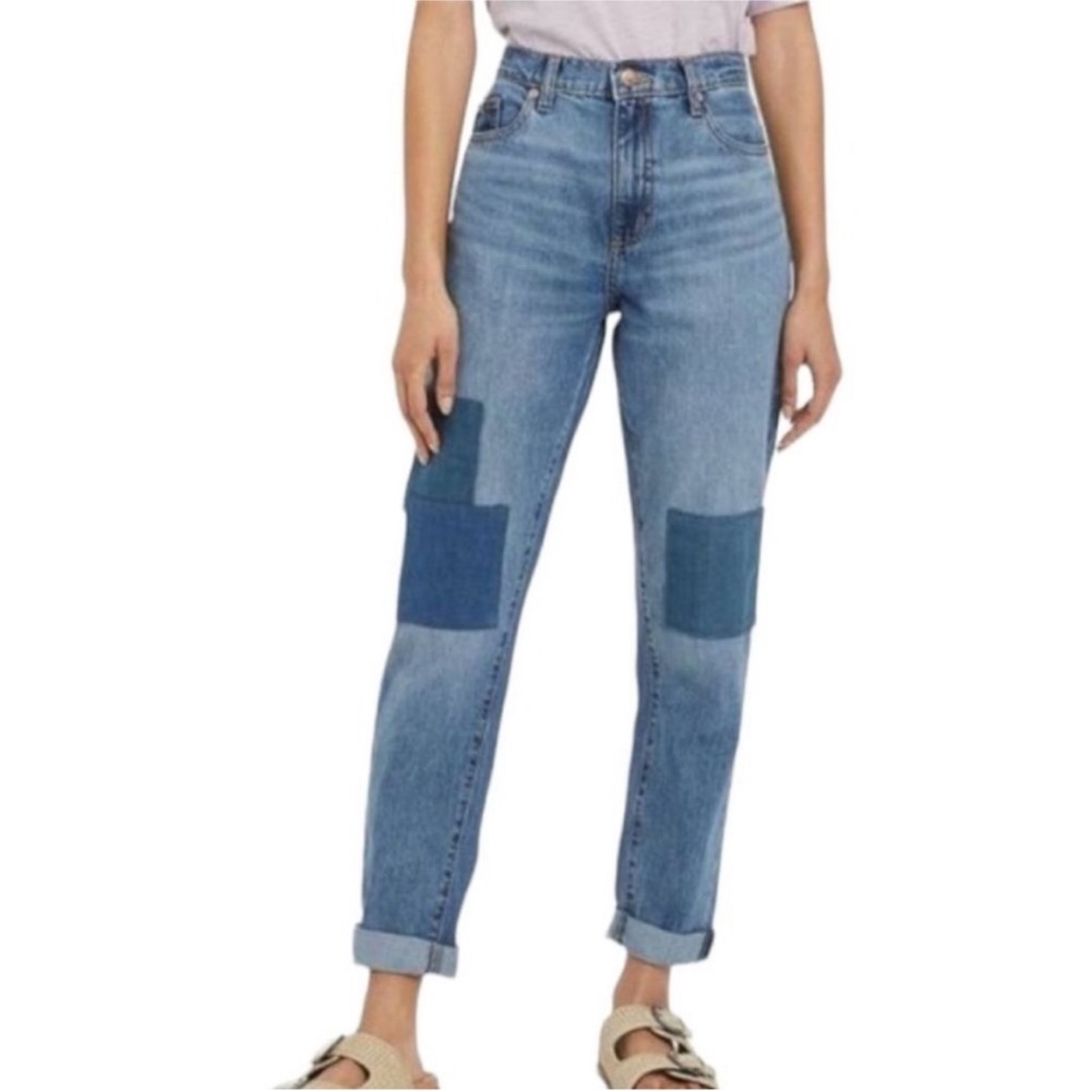 Women's Blue Patchwork Jeans NWT